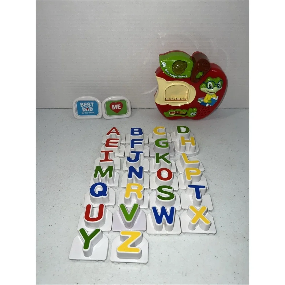 LeapFrog Tad's Fridge Phonics‎ Magnetic Alphabet TESTED WORKS